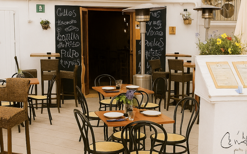 Bar de copas en plaza sa Riba