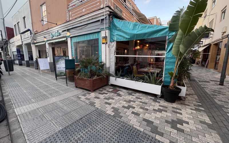 Famous restaurant next to the Ibiza court